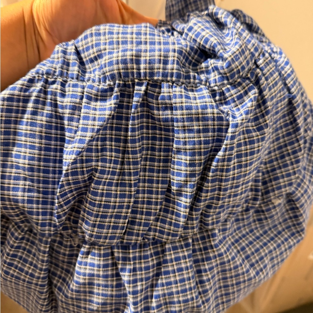 Wonder Wonder Blue Checkered Shoulder Bag - Picture 6 of 10